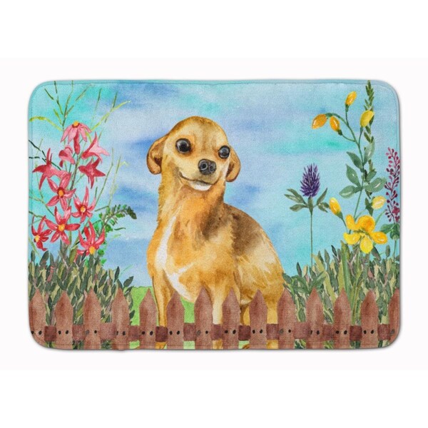 Carolines Treasures Chihuahua Spring Machine Washable Memory Foam Mat CK1220RUG - main